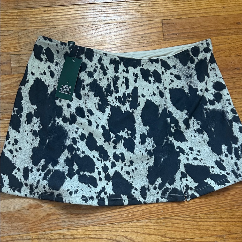 Wild Fable Animal Print Mini Skirt